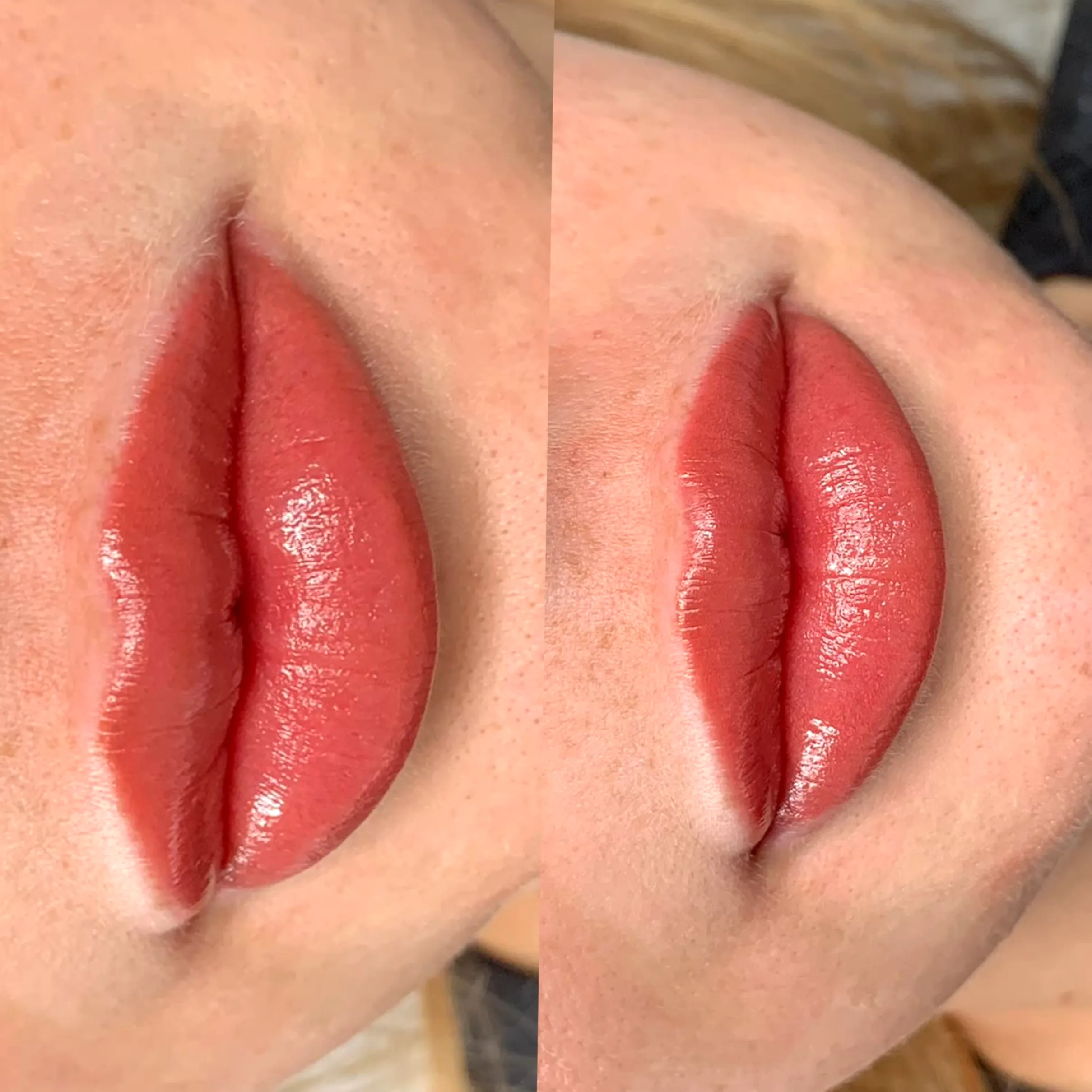 lip blush and cold sores