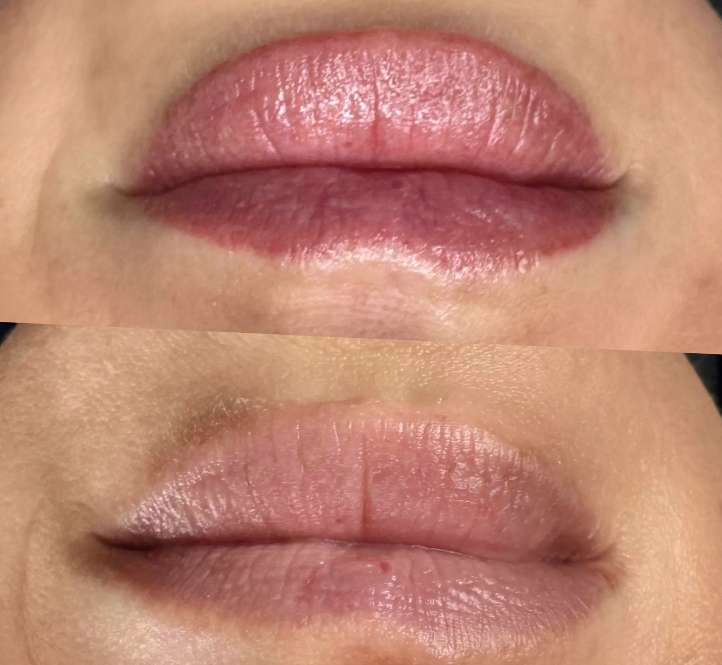 grey microblading correction